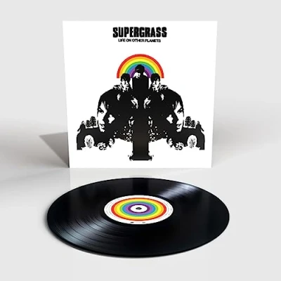Image of Supergrass Life On Other Planets Remastered Black vinyl Sealed 2023 UK LP BMGCAT797LP