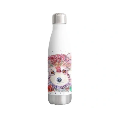 Image of Vixar Red panda Bear Animals Watercolour Bottle double Wall insulated Stainless steel sport Drinks 500ml
