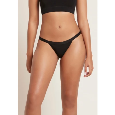 Image of Boody Women&#039;s LYOLYTE Hi Cut Bikini Briefs Organic Bamboo Underwear Seamless Knickers Black Large Single