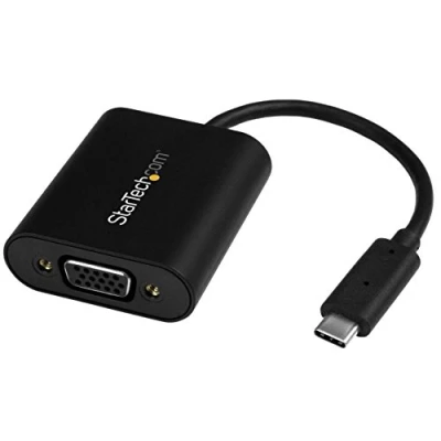 Image of StarTech.com USB C to VGA Adapter with Presentation Mode Switch 1920x1200