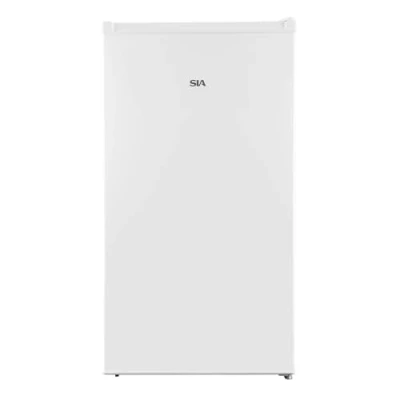 Image of SIA SFR44WE 83L White Freestanding Under Counter Fridge With Ice Box, 2 Glass Shelves, Interior Light, E Energy Rating, Year Manufacturer Warranty