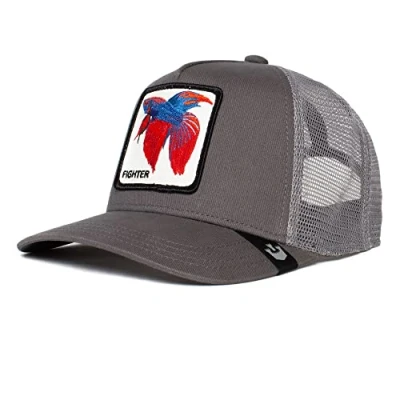Image of Goorin Bros. The Farm Adjustable Mesh Trucker Hat for Men and Women, Grey (Alpha Betta Truckin), One Size