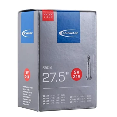 Image of Schwalbe 650B Camera d&#039;aria 27.5&quot; sv21a extra light, 40mm, Nero