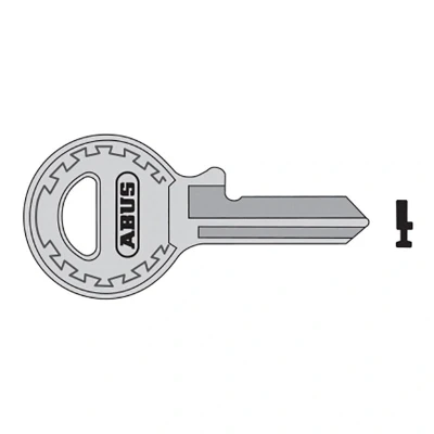 Image of Abus 65/15 Right Hand Key Blank 09328 ABUKB09329