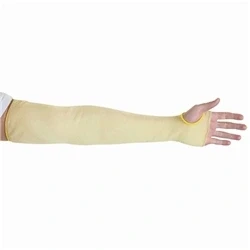 Image of Beeswift Glovezilla Para Aramid Sleeve with Thumb Holes 18inch Cut Resistant Arm Protection PPE Occupational Health &amp; Safety Personal Protective Equipment GZ15Y18TH 1 Pair