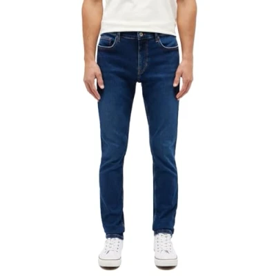Image of MUSTANG Men&#039;s Style Frisco Skinny Jeans, Dunkelblau 884, 29 W/32 L