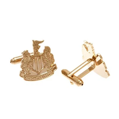 Image of Newcastle United F.C. Gold Plated Cufflinks Official Merchandise