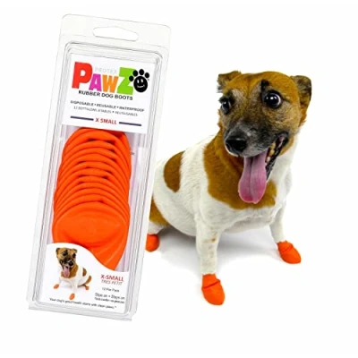 Image of Pawz Dog Boots Oranges