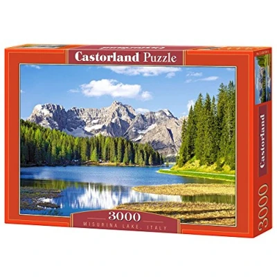 Image of Castorland CSC300198 Hobby Panoramic Masuria Lake, Italy Jigsaw Puzzle, 3000 Pieces Set, Multicolour