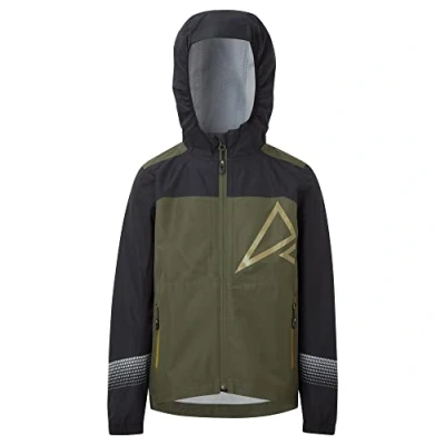 Image of Altura Unisex Kids Spark Jacket, BLACK/OLIVE, 5 Years UK