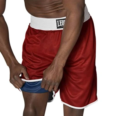 Image of LEONE 1947, Boxing Shorts, Red/Blue, S, AB215