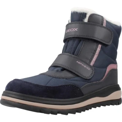 Image of Geox J Adelhide Girl B Ab Ankle Boot, Navy, 11 UK Child