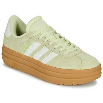 Image of adidas Women&#039;s VL Court Bold Shoes, Ice Yellow/Off White/Lucid Lemon, 6.5 UK
