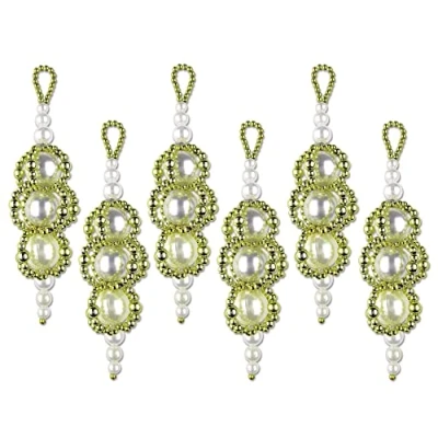 Image of Design Works Crafts Beaded Ornaments Kit, Pearl Drops