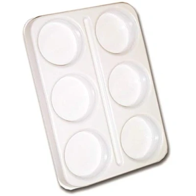 Image of Major Brushes 6 Well Economy Palette Paint Mixing Tray