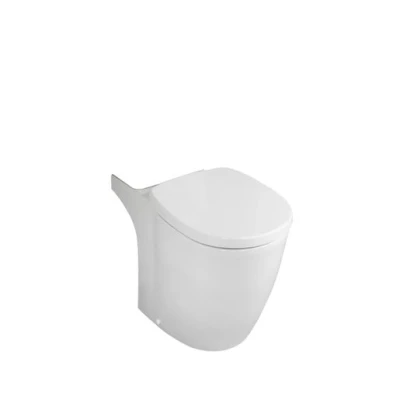 Image of Ideal Standard Concept Freedom close coupled raised height toilet bowl with horizontal outlet E608601