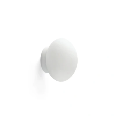 Image of Nubo 15cm Globe Wall Lights Matt White IP44 2700K