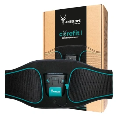 Image of Beurer Antelope Corefit I EMS training belt, stimulation of the abdominal muscles, 9 programs, 4 electrodes, for men and women