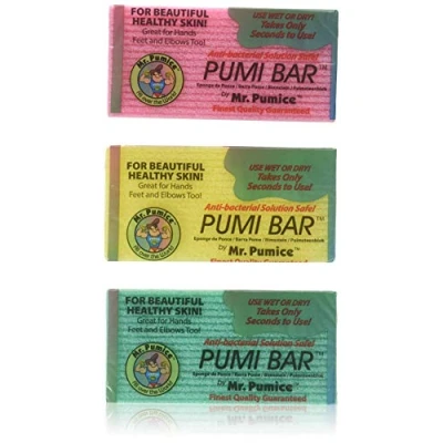 Image of LOT of 6 Mr. Pumice Bar Healthy Skin Callus Feet Elbow Hands Pumi Sponge by