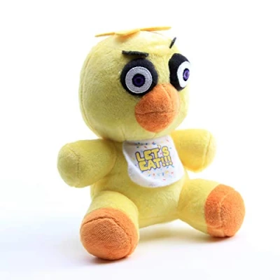 Image of uiuoutoy Five Nights At Freddys Plushies FNAF Cute Duck Chica Plush Soft Toy Doll Kids Gift