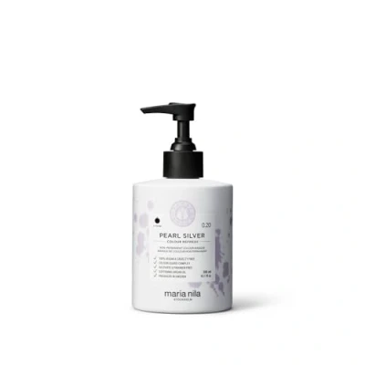 Image of Maria Nila Colour Refresh, Pearl Silver 300 ml, Violet Hair Mask, Semi Permanent Pigments, 100% Vegan &amp; Sulfate/Paraben free