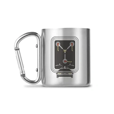 Image of GB eye Back to The Future Logo Carabiner Mug