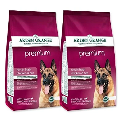 Image of Arden Grange Premium Chicken &amp; Rice Adult Dog Food 2 x 12kg