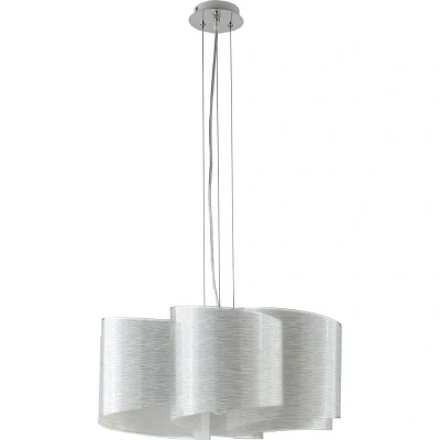 Image of JOYCE 6 Light Pendant Ceiling White 60x25cm