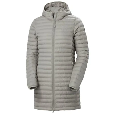 Image of Helly Hansen Womens W Sirdal Long Insulator Jacket, Grey, XL