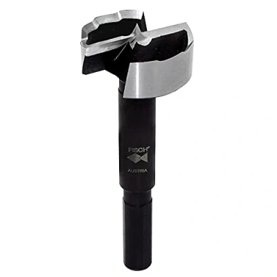 Image of Black Shark Pro Forstner Drill Bit Diameter 45 mm Length 88 Shaft 10 with 3 Surfaces