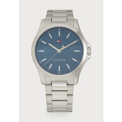 Image of Tommy Hilfiger Bruce Watch blue/silvercoloured, Men&#039;s, Size: One Size, Blue/silver coloured