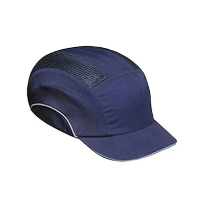 Image of JSP HardcapA1+ Premium Baseball Style EN 812 Bump Cap with 5cm Short Peak Navy (ABS000 002 100)