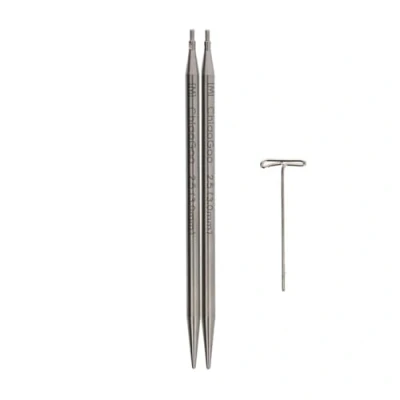 Image of ChiaoGoo Needle with Interchangeable Tip, Silver, 1.5mm (US 0) [M]