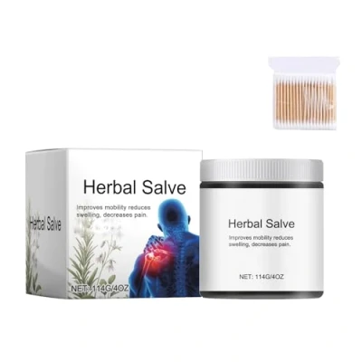 Image of Organic Herbal Salve 4oz, Joint Care Salve, Cream (1pcs)