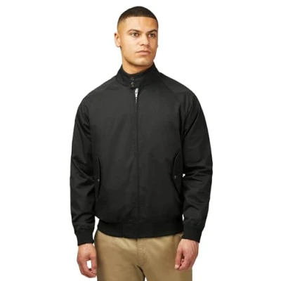 Image of Ben Sherman Mens Signature Harrington Jacket (Black (290) XL