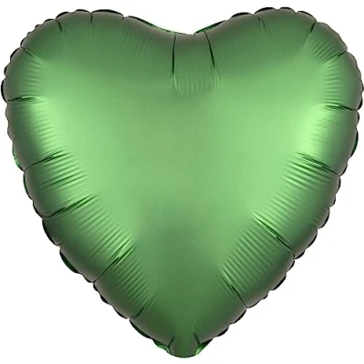 Image of amscan 3858701 SD H: Satin Emerald Heart