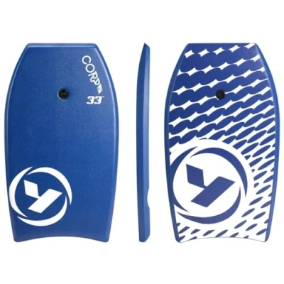 Image of Yello Corp Bodyboards 33’’/37’’/42’’ with Adjustable Wrist Leash for Kids and Adults, Lightweight Bodyboard XPE Deck, Crescent Tail EPS Core, Multiple Colours Sizes