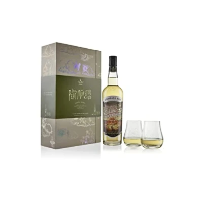 Image of Compass Box The Peat Monster Blended Malt Scotch Whisky, 70cl Gift Pack 46%
