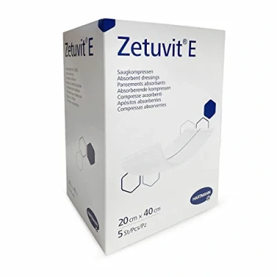 Image of Zetuvit E Sterile Absorbent Wound Dressing Pad 20cm x 40cm (x5)
