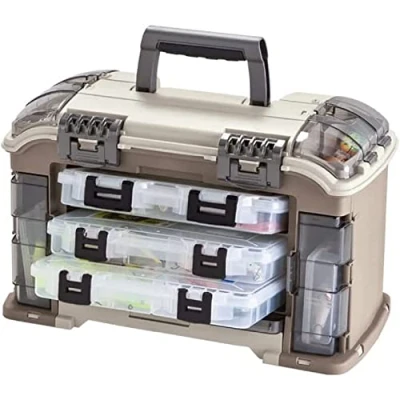 Image of PLANO Guide Series Angled Tackle System 3600,Fishing Organizer, Portable Storage OrganizerTool box, Small parts, Removable Trays, Fishing, Beading, School, Office Supplies, Crafting Materials
