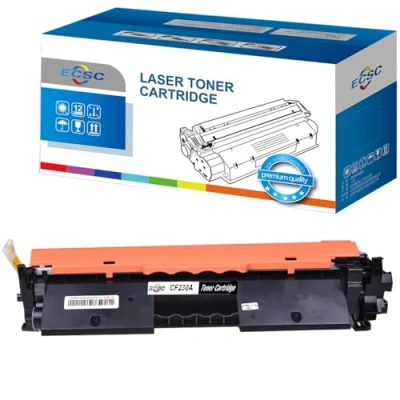 Image of ECSC Compatible Toner Cartridge Replacement for HP LaserJet Pro M203 M203dn M203dw, MFP M227 M227fdn M227fdw M227sdn CF230A with Chip (Black, 1 Pack)