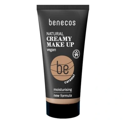 Image of Benecos Natural Cosmetics Creamy Make up Liquid Matting Vegan Caramel 30 ml