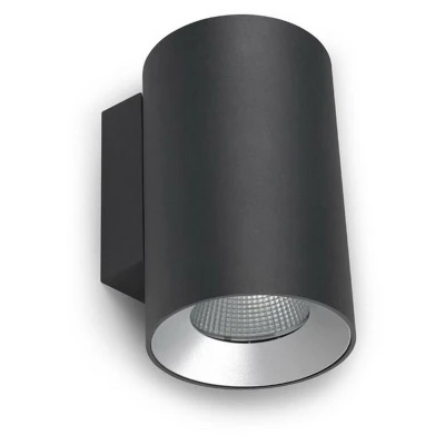 Image of Cosmos Outdoor LED Up Down Light Small Urban Grey IP55 IK 4000K
