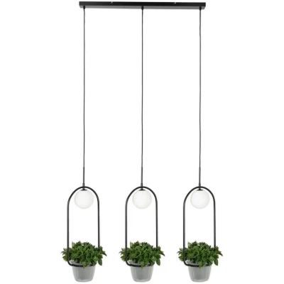 Image of Lindby Orna pendant light 3 bulb hanging basket