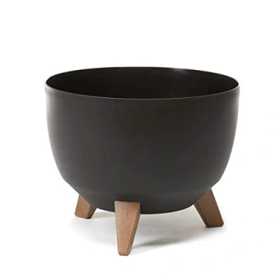 Image of Simply The Best Roma Bowl 2021 Flowerpot Herb Plant Flower pot Balcony Garden Container Organizer box decor (290, Black)