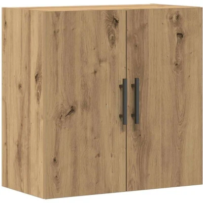 Image of vidaXL Wall Mounted Cabinet Artisan Oak 60x31,5x60 cm Engineered Wood