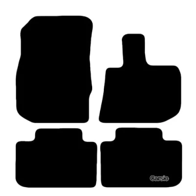 Image of Carsio Carpet Car Mats For BMW iX3 (G08) 2021+ Onwards Tailored Fit Floor Mat Set Complete Accessory Black Custom Fitted All Weather, Anti Slip Backing &amp; Trim