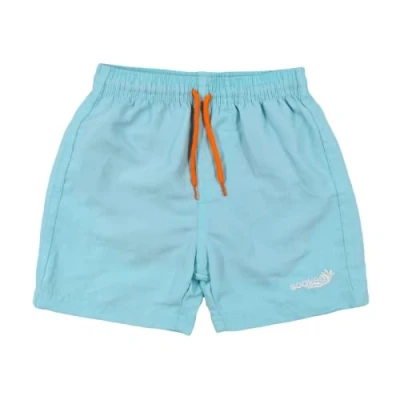 Image of Splash About Unisex Kids Soaked Boys Swim Board Shorts, Aruba Blue, 6 7 Years EU