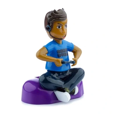Image of Puckator Game Over Gamer Solar Pal Home Office Table Desk Dashboard Car Decor Decoration Gift Ideas Gifts For Teenage Old Boy Girl Dad Mums Powered KIds Toys Toy Figure Figures