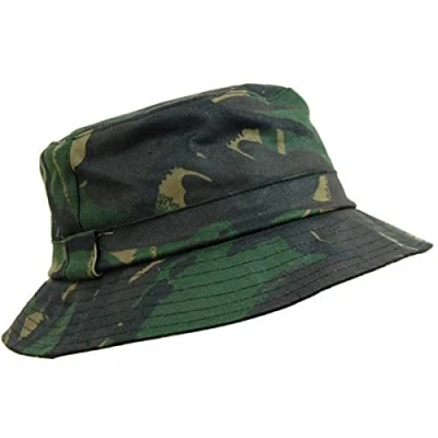 Image of Game Technical Apparel Safari Boonie Bush Waxed Cotton Bucket Sun Hat (XXL 61cm, Camouflage)